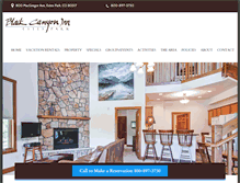 Tablet Screenshot of blackcanyoninn.com